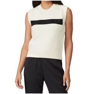 PHILOSOPHY DI LORENZO‎ SERAFINI WOOL SWEATER VEST Cream Size